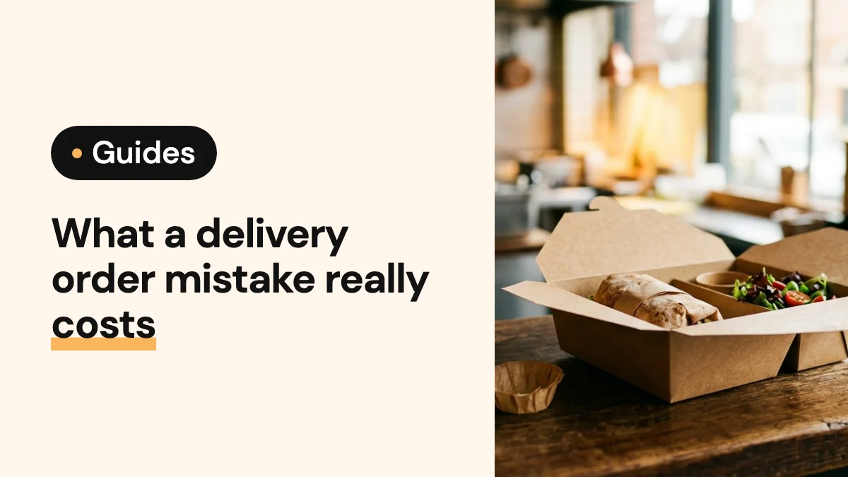 Cover image of the article: What a mistake on a delivery order really costs