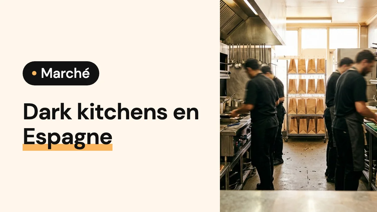 Image de couverture de l’article : Dark kitchens en Espagne : ce qui sépare les rentables