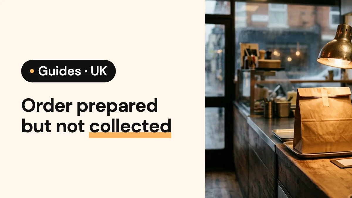 Cover image of the article: Order prepared but not collected: who pays the restaurant?