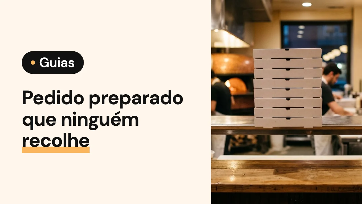 Imagem de capa do artigo: Pedido preparado que ninguém recolhe: o que recebe o restaurante