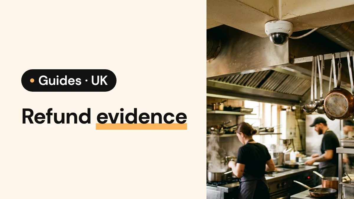 Cover image of the article: Refund evidence: fixed camera, phone app or computer vision